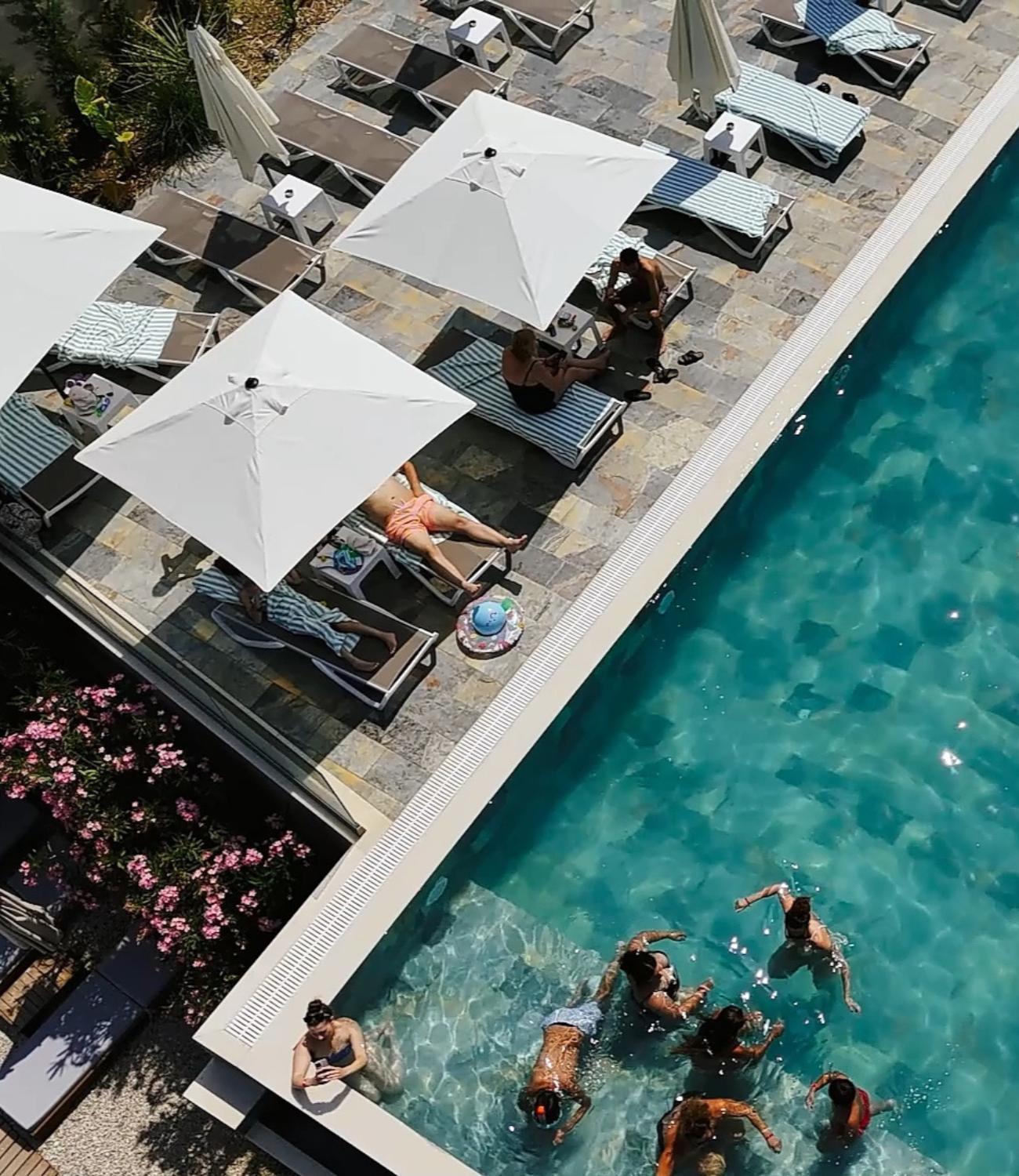 Dukes Albania Hotel Radhimë Buitenkant foto